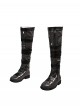 Game Valorant Omen Halloween Cosplay Accessories Black Boots