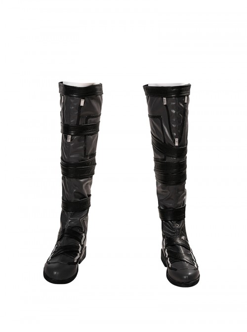 Game Valorant Omen Halloween Cosplay Accessories Black Boots
