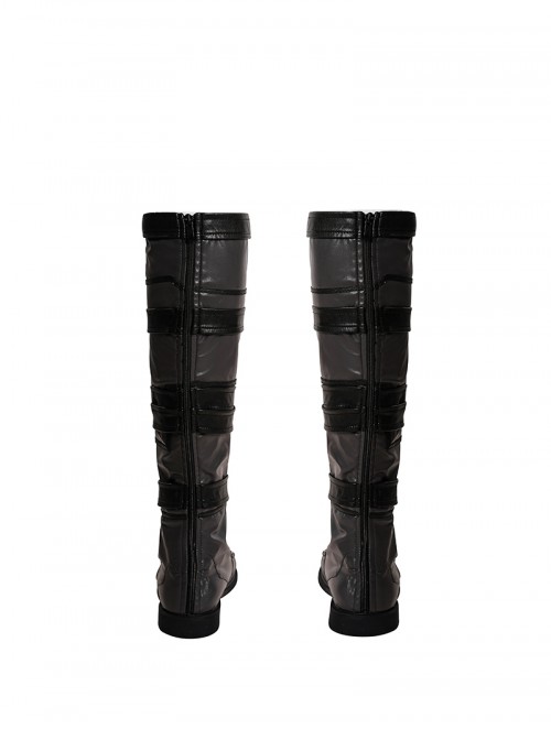 Game Valorant Omen Halloween Cosplay Accessories Black Boots