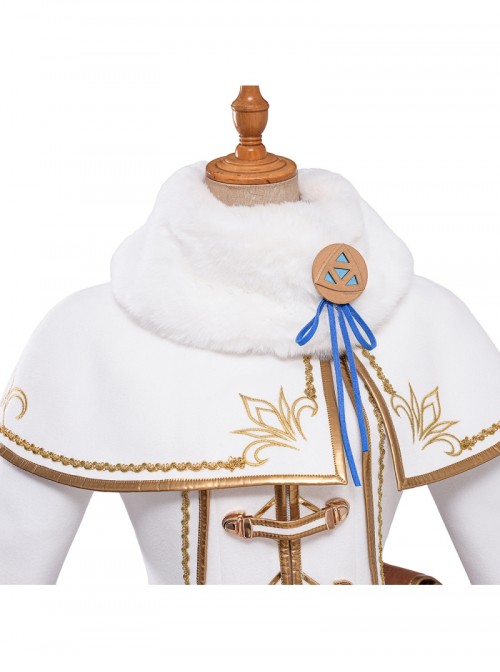 The Legend Of Zelda Breath Of The Wild Princess Zelda Winter Outfit Halloween Cosplay Costume Set