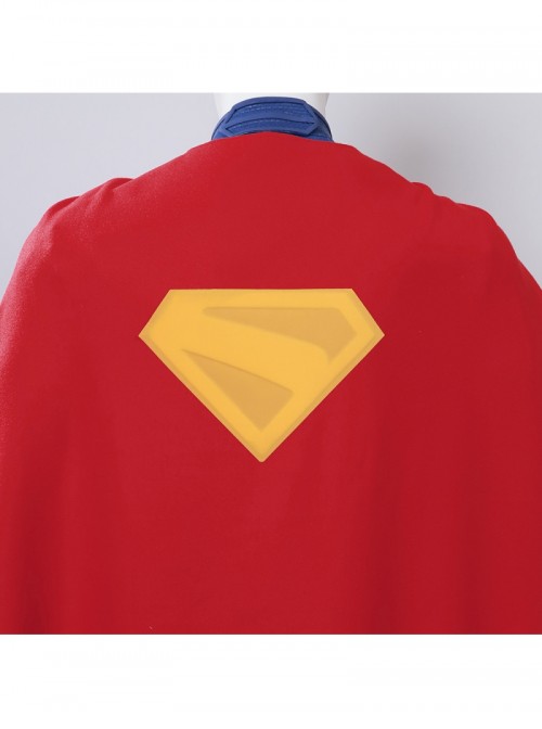 Superman Legacy Superman High End Version Halloween Cosplay Costume Set Without Shoes