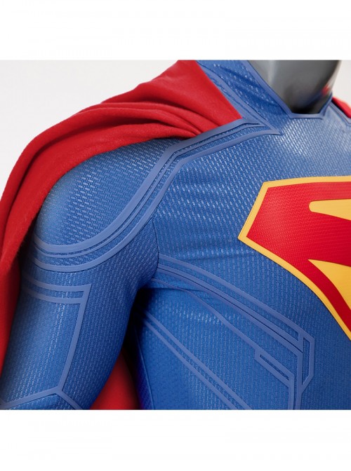 Superman Legacy Superman High End Version Halloween Cosplay Costume Set Without Shoes
