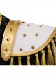 Animated Movie KPop Demon Hunters Mira Golden Black Performance Outfit Halloween Cosplay Costume Set Without Shoes
