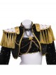 Animated Movie KPop Demon Hunters Mira Golden Black Performance Outfit Halloween Cosplay Costume Set Without Shoes