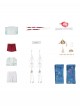 Game Where Winds Meet Cao Jing Guanyin Halloween Cosplay Costume Set