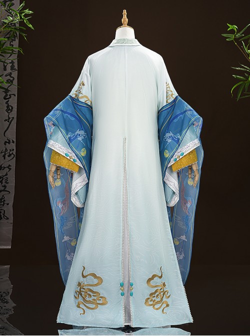 Game Where Winds Meet Cao Jing Guanyin Halloween Cosplay Costume Set