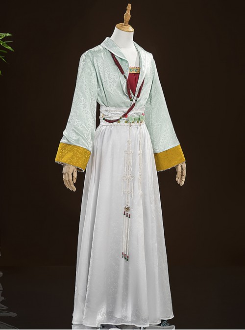 Game Where Winds Meet Cao Jing Guanyin Halloween Cosplay Costume Set
