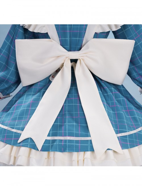 Game Arknights Amiya White Rabbit Echoes Of Sweet Dreams Halloween Cosplay Costume Set