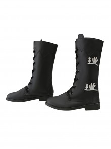 Final Fantasy XV Noctis Lucis Caelum Halloween Cosplay Shoes Black Boots