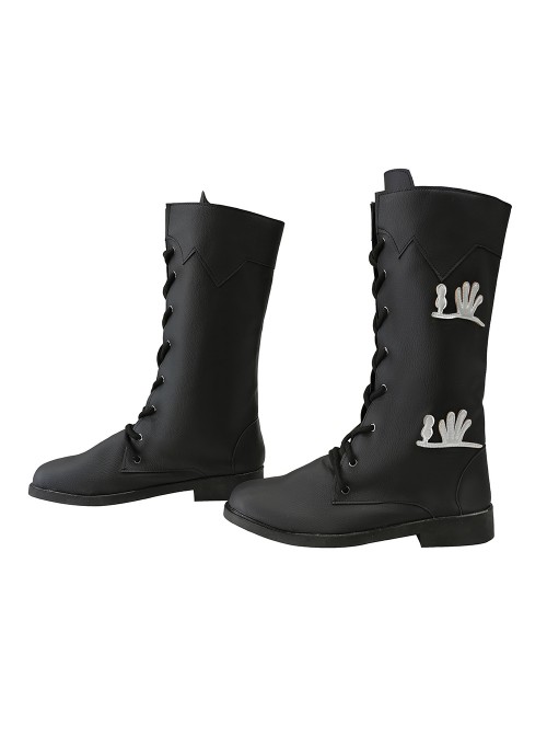 Final Fantasy XV Noctis Lucis Caelum Halloween Cosplay Shoes Black Boots