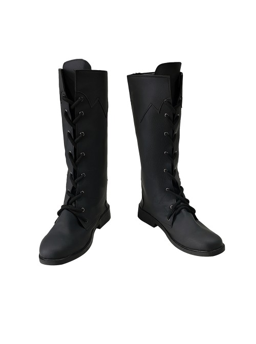 Final Fantasy XV Noctis Lucis Caelum Halloween Cosplay Shoes Black Boots