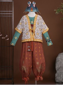Game Where Winds Meet Xiaofu Halloween Cosplay Costume Set