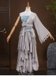 Game Where Winds Meet Bai Qianye Halloween Cosplay Costume Set
