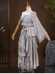 Game Where Winds Meet Bai Qianye Halloween Cosplay Costume Set