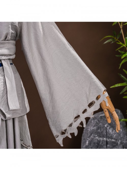 Game Where Winds Meet Bai Qianye Halloween Cosplay Costume Set
