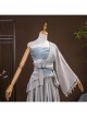 Game Where Winds Meet Bai Qianye Halloween Cosplay Costume Set