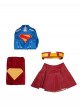 Movie Superman Legacy Supergirl Bodysuit Halloween Cosplay Costume Set Without Shoes And Coat