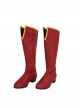 Movie Superman Legacy Supergirl Halloween Cosplay Accessories Red Boots