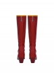 Movie Superman Legacy Supergirl Halloween Cosplay Accessories Red Boots