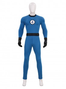 The Fantastic Four First Steps The Fantastic Four Classic Battle Suit Halloween Cosplay Costume Set Without Shoes