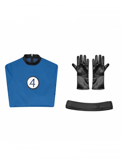 The Fantastic Four First Steps The Fantastic Four Classic Battle Suit Halloween Cosplay Costume Set Without Shoes