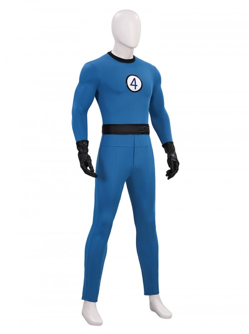 The Fantastic Four First Steps The Fantastic Four Classic Battle Suit Halloween Cosplay Costume Set Without Shoes