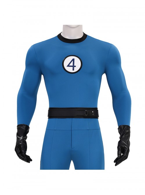 The Fantastic Four First Steps The Fantastic Four Classic Battle Suit Halloween Cosplay Costume Set Without Shoes
