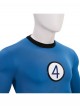 The Fantastic Four First Steps The Fantastic Four Classic Battle Suit Halloween Cosplay Costume Set Without Shoes