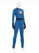 The Fantastic Four First Steps Invisible Woman Classic Battle Outfit Halloween Cosplay Costume Set Without Shoes