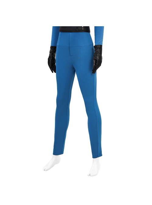 The Fantastic Four First Steps Invisible Woman Classic Battle Outfit Halloween Cosplay Costume Set Without Shoes