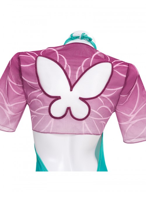 Game Marvel Rivals Psylocke Swimsuit Halloween Cosplay Costume Set