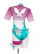 Game Marvel Rivals Psylocke Swimsuit Halloween Cosplay Costume Set