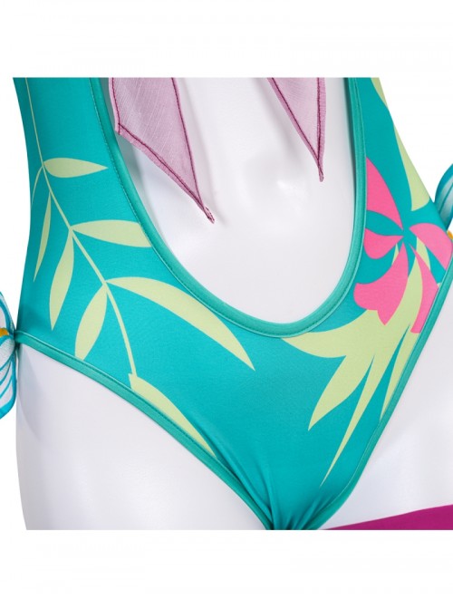 Game Marvel Rivals Psylocke Swimsuit Halloween Cosplay Costume Set