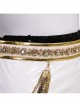 Animated Movie KPop Demon Hunters Zoey Golden Black Performance Outfit Halloween Cosplay Costume Set Without Shoes