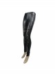 Black Lace Hollow Punk Tight Pants