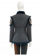 Games The Witcher 4 Ciri Halloween Cosplay Costume Gray Coat