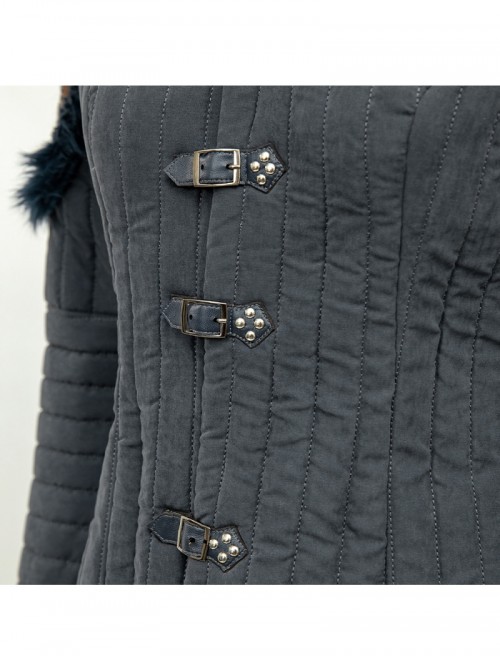 Games The Witcher 4 Ciri Halloween Cosplay Costume Gray Coat