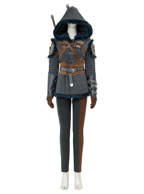 Games The Witcher 4 Ciri Halloween Cosplay Accessories Waist Band And Belt And Waist Bag