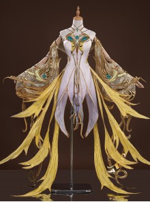 Game Honor Of Kings Diao Chan Dream Of Flowers Skin Flourishing Blossoms Form Halloween Cosplay Costume Set