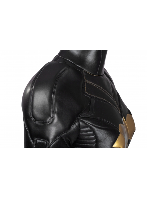 Game Batman Arkham Knight Batgirl Halloween Cosplay Black-golden Costume Full Set