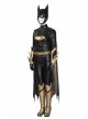 Game Batman Arkham Knight Batgirl Halloween Cosplay Black-golden Costume Full Set