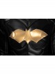 Game Batman Arkham Knight Batgirl Halloween Cosplay Black-golden Costume Full Set