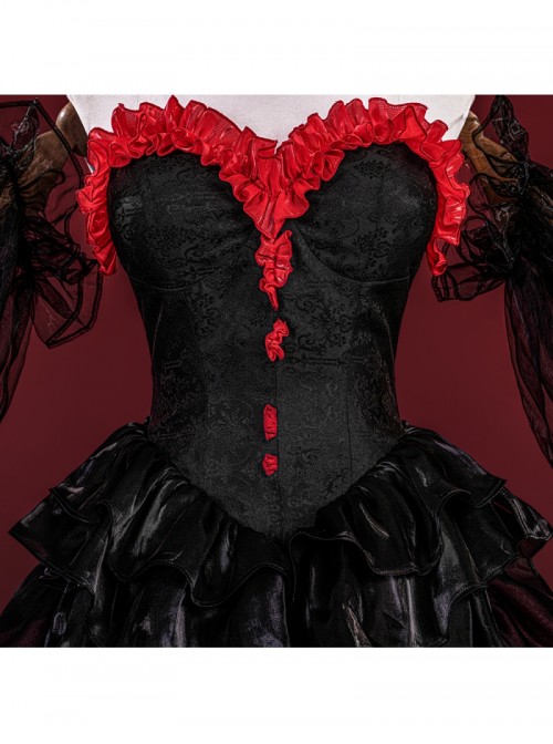 Game Path To Nowhere Sinner MBCC-S-053 Coquelic Scarlet Whispers Halloween Cosplay Costume Set