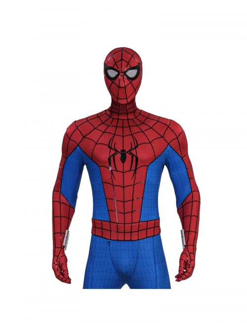 Movie Spider Man Brand New Day Spider Man Battle Garment Printed Version Halloween Cosplay Costume Set Without Shoes