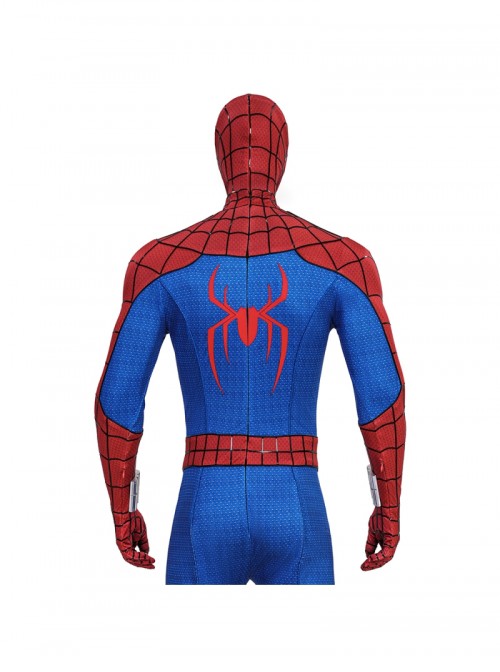Movie Spider Man Brand New Day Spider Man Battle Garment Printed Version Halloween Cosplay Costume Set Without Shoes
