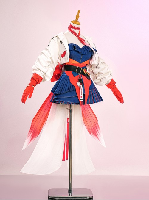 Game Arknights Haruka Halloween Cosplay Costume Full Set