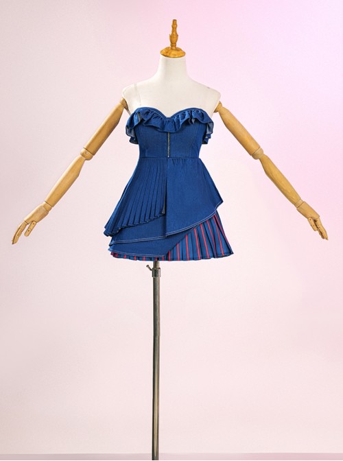 Game Arknights Haruka Halloween Cosplay Costume Full Set