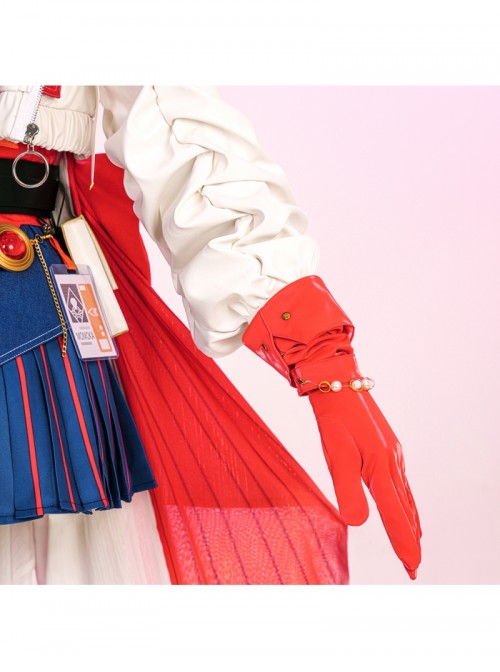 Game Arknights Haruka Halloween Cosplay Costume Full Set