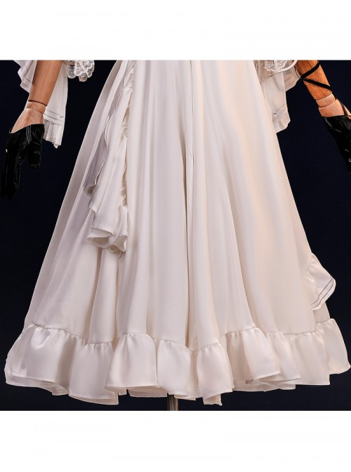 Game Wuthering Waves Phrolova White Dress Halloween Cosplay Costume Full Set