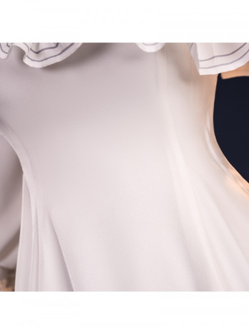 Game Wuthering Waves Phrolova White Dress Halloween Cosplay Costume Full Set